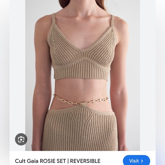 Cult Gaia Rosie Top - Size Medium (Top Only) - Never Worn - Picture 1 of 7